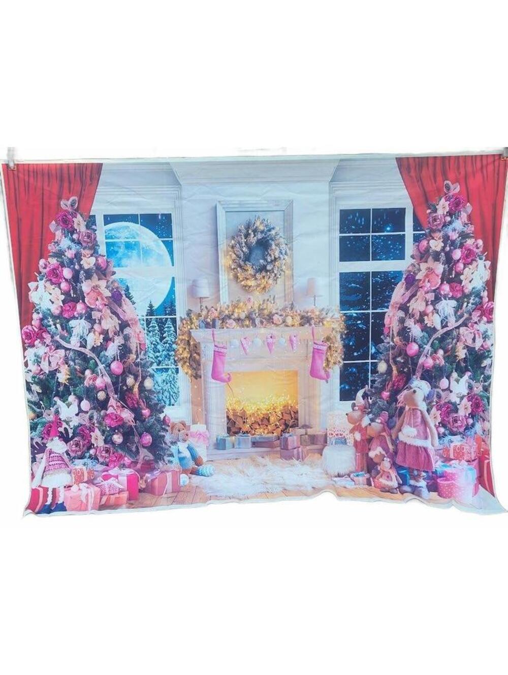 Dudacraft Christmas Photography Backdrop 8'X6'